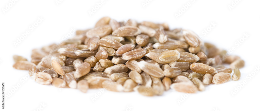Spelt (isolated on white) Spelt (isolated on white)
