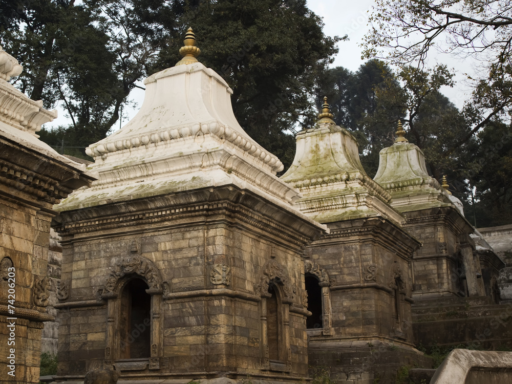Pashupatinath temple complex on Bagmati River in Kathmandu Valle