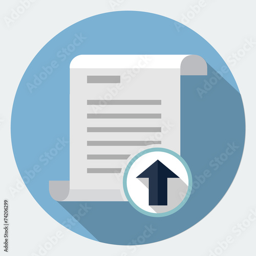 Vector file upload icon