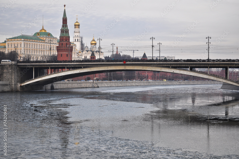 Obraz premium The Moscow Kremlin.