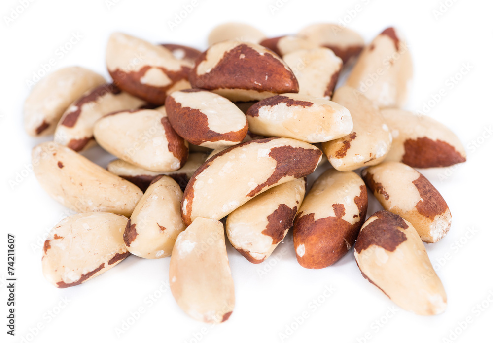 Brazil Nuts (isolated on white) Brazil Nuts (isolated on white)