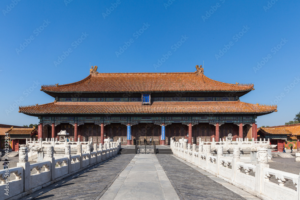 Palace in the forbidden city Palace in the forbidden city