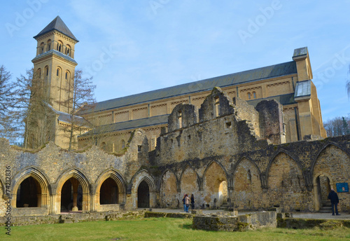 Fotografi Abbey in Orval in belgium