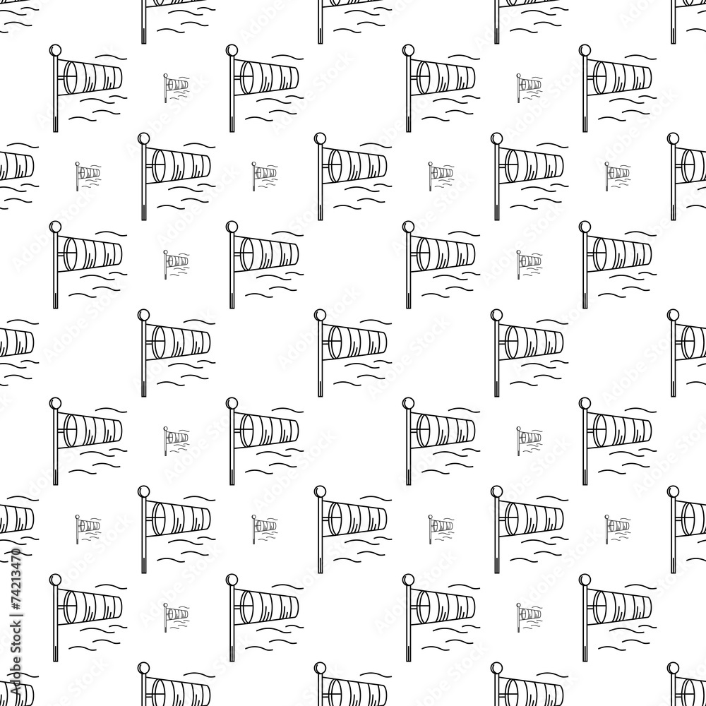 Vector background for windsock Vector background for windsock