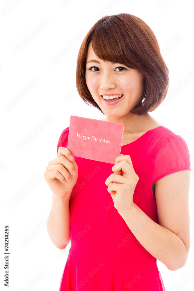 attractive asian woman on white background attractive asian woman on white background