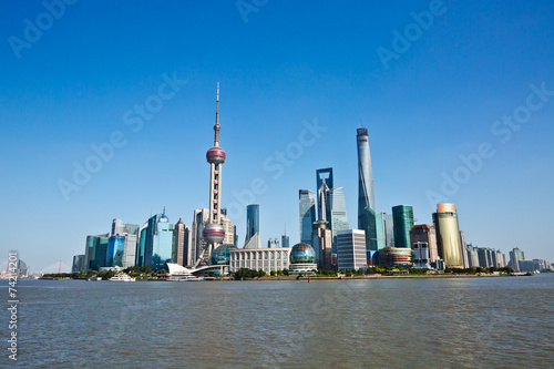 beautiful cityscape of Shanghai