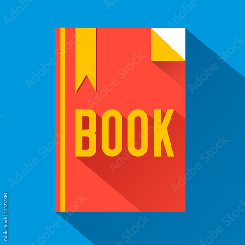 flat book design. vector illustration concept © chocostar