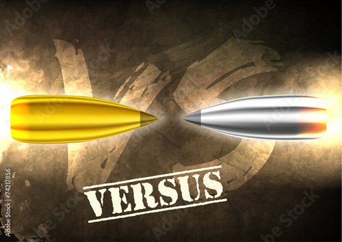 bullet background concept. illustration
