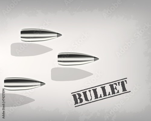 bullet background concept. illustration