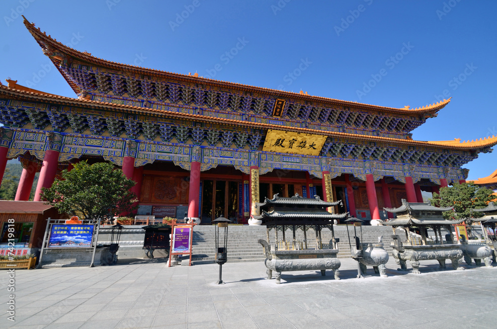 Buddhist compounds of Chongsheng Temple in Dali city,China Buddhist compounds of Chongsheng Temple in Dali city,China