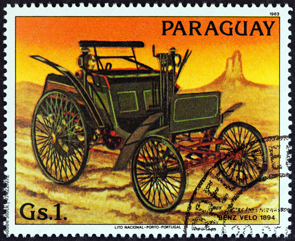 Benz Velo of 1894 (Paraguay 1983)
