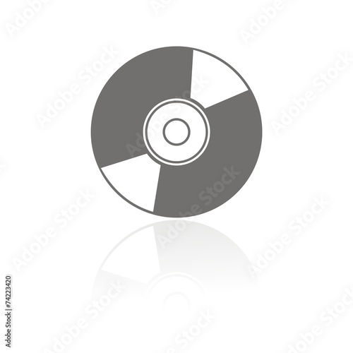 Icono CD FB reflejo