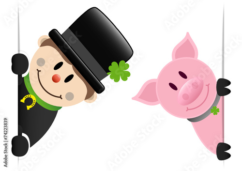 Chimney Sweeper & Pig Banner