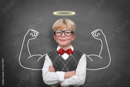 Schoolschild with Muscle / Nimbus photo