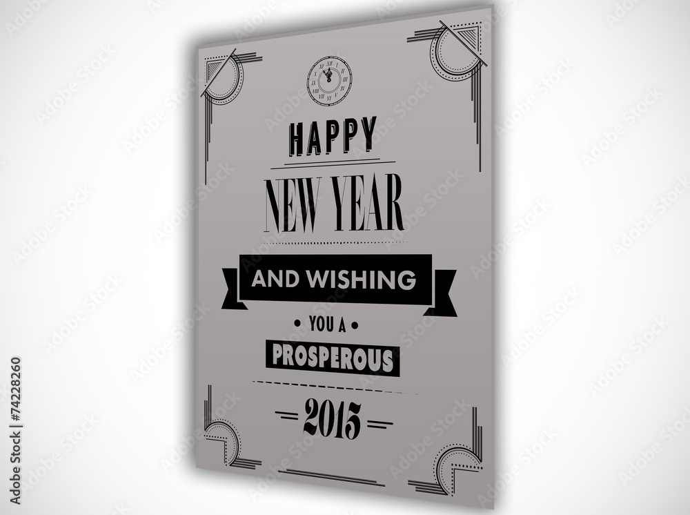 Composite image of happy new year message Composite image of happy new year message
