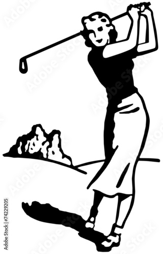 Woman Golfer 4