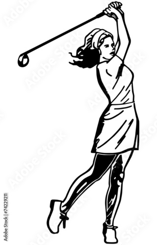 Woman Golfer 3
