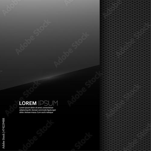 Dark glossy blank with a background texture