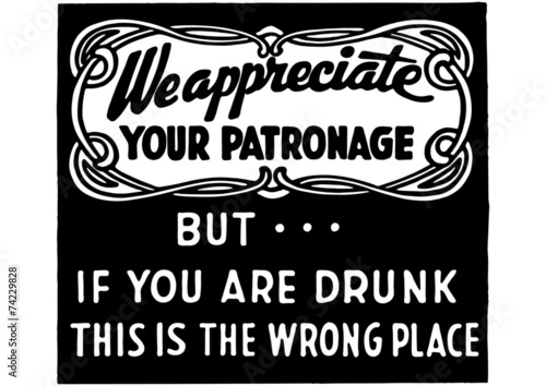 We Appreciate Your Patronage 2
