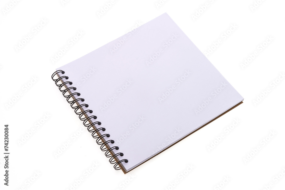 Empty blank note book Empty blank note book