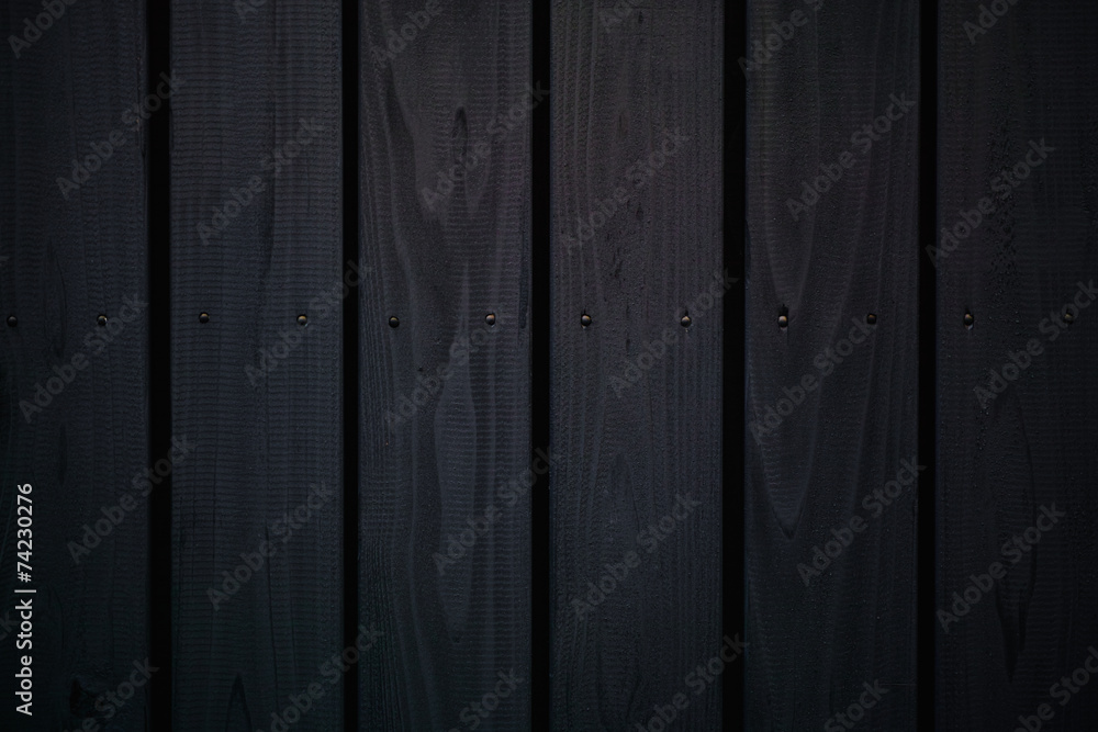 Obraz premium 黒壁