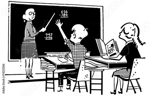 Teacher And Students In Class