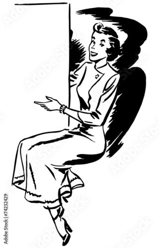 Showcard Woman