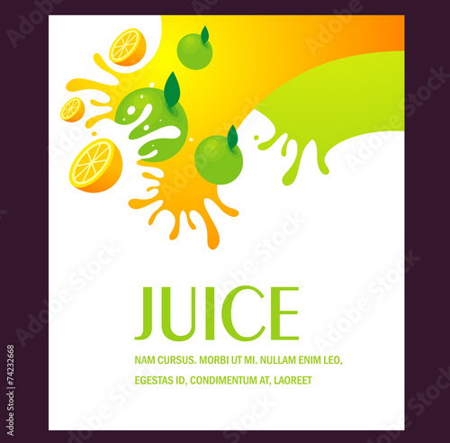 juice fruit liquid drops splash colorful background