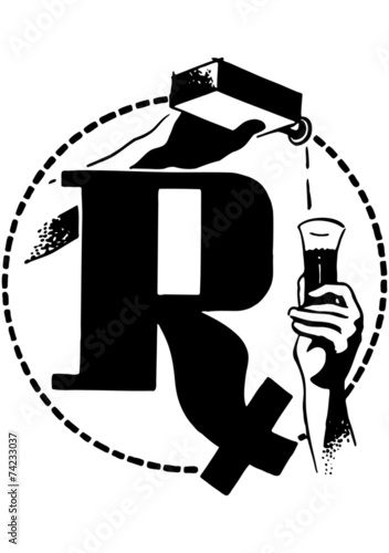 RX With Medicine Poured