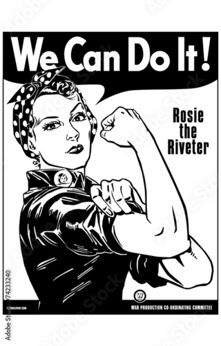 Fototapet Rosie The Riveter