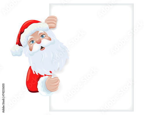 Illustration of Christmas Santa Claus