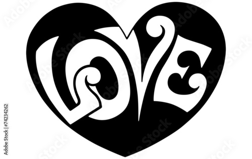 Pop Art Love Heart