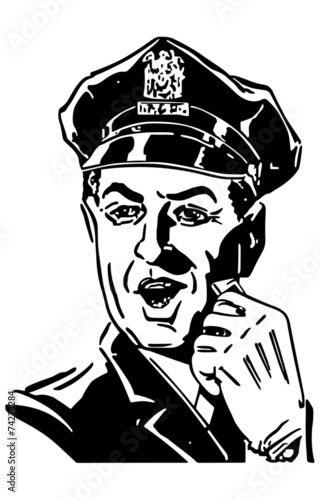 Policeman With Whistle