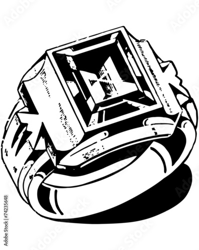 Mens Stone Ring