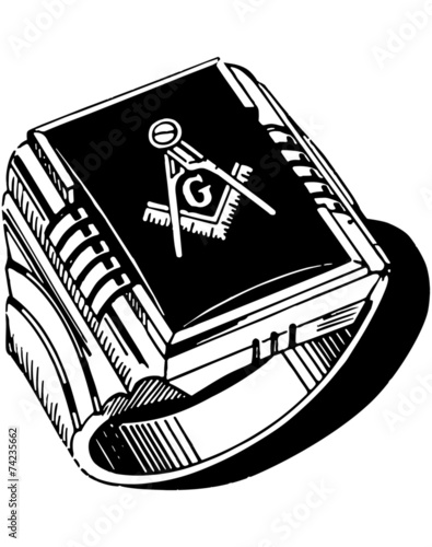 Mens Mason Ring
