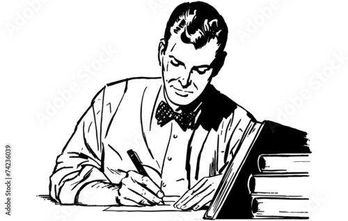 Man Studying