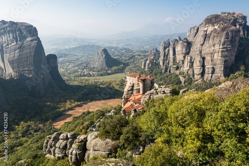 Holly monastery of Varlaam built on a tall rock