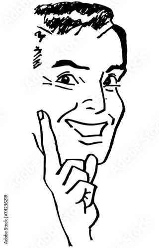 Man Making A Point