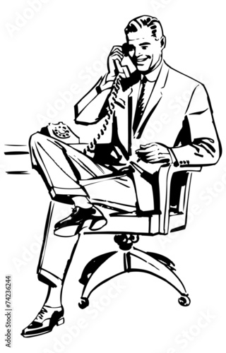 Man In Office Chair