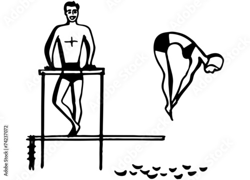 Lady Spring Board Diver