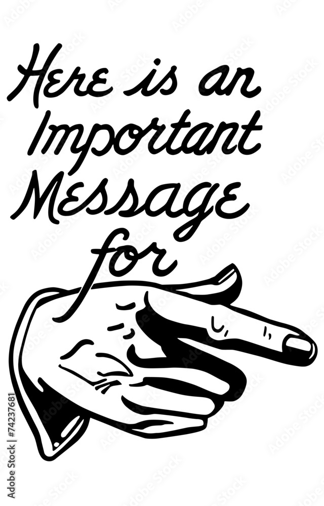Important Message Important Message