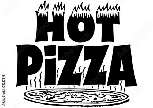Hot Pizza Banner