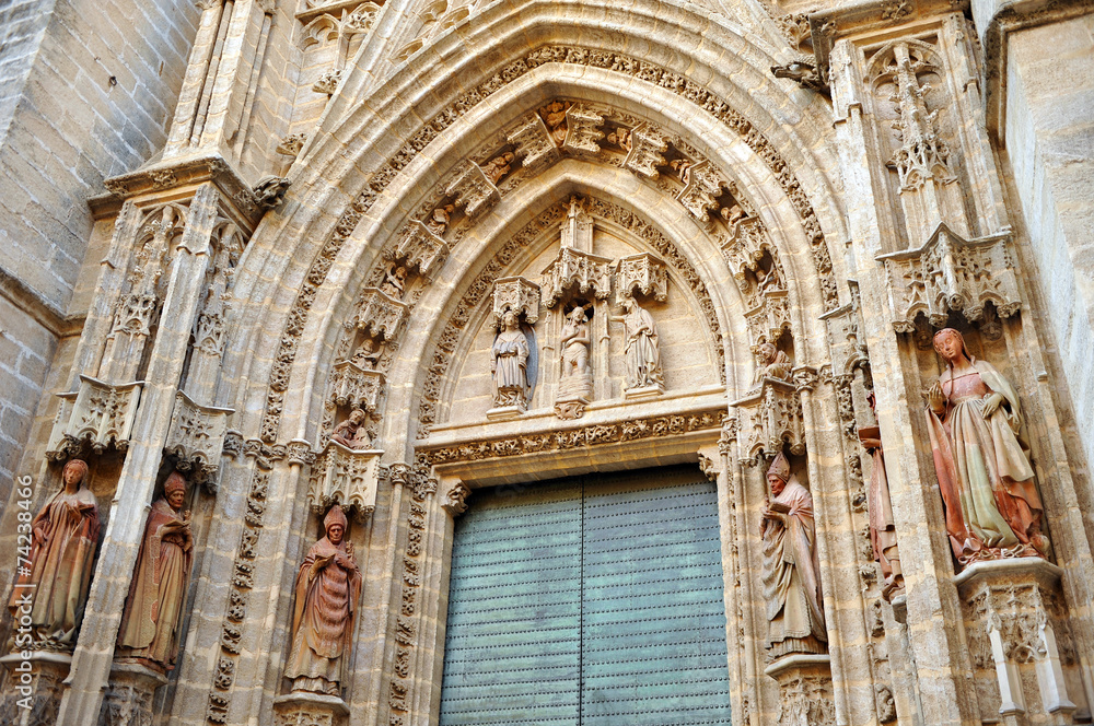 Puerta del Bautismo, Catedral de sevilla, España