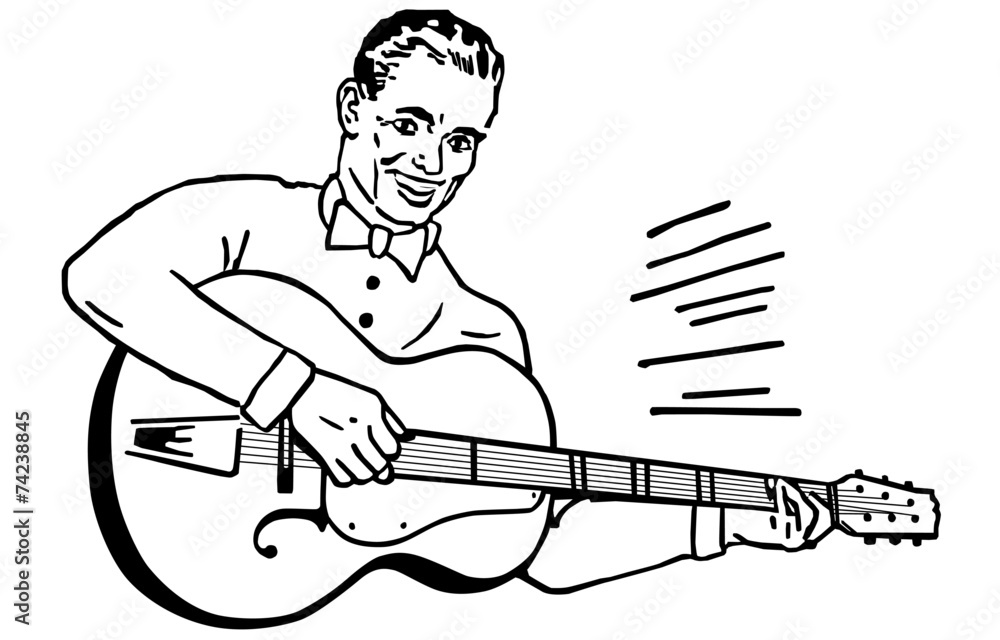 Obraz premium Guitar Player