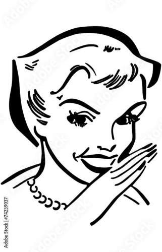 Gossiping Lady