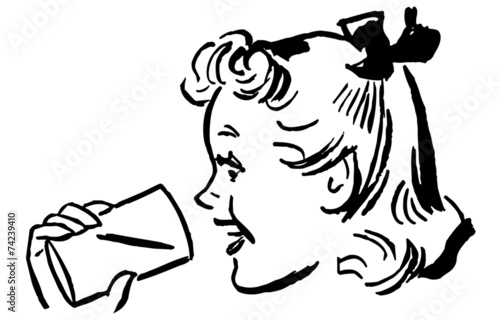 Girl With Cup