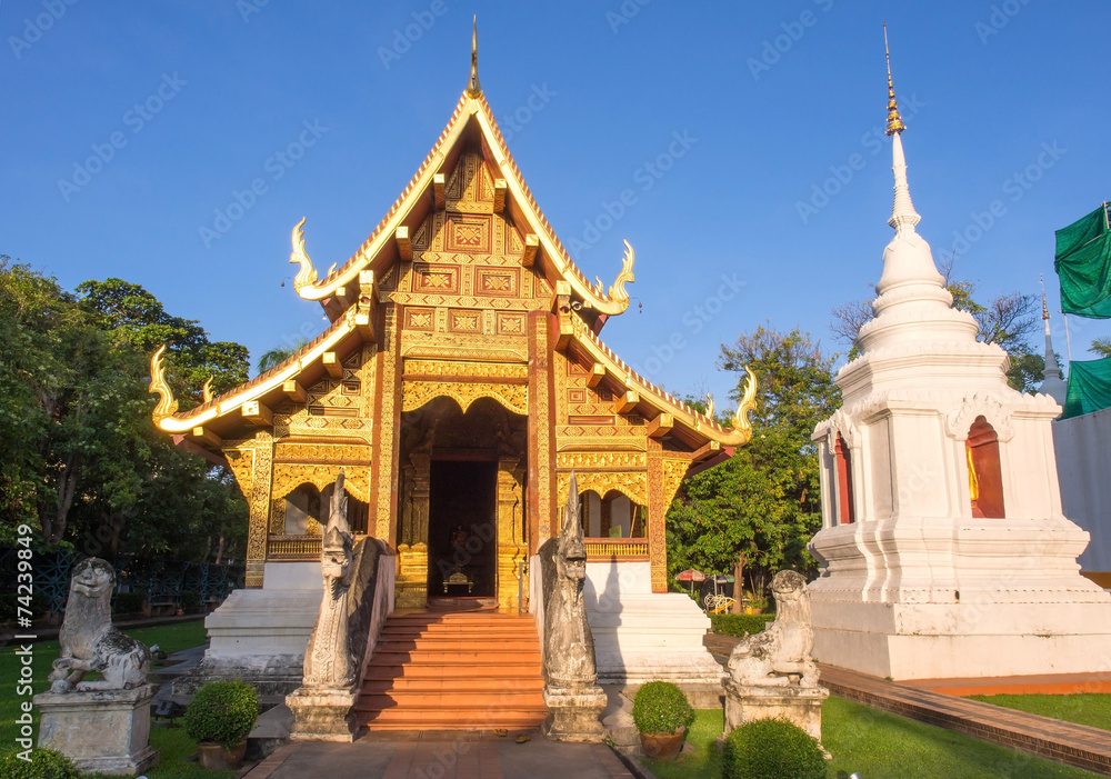 Lai Kam Pavilion is unique architect of Northern Thai art style