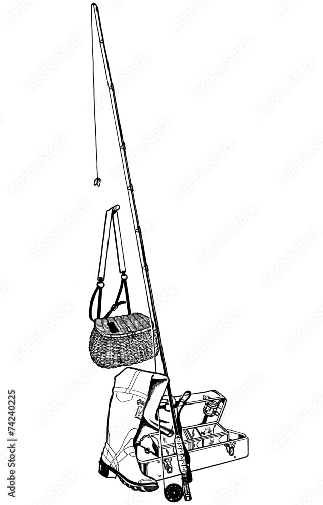 Fototapeta premium Fishing Gear