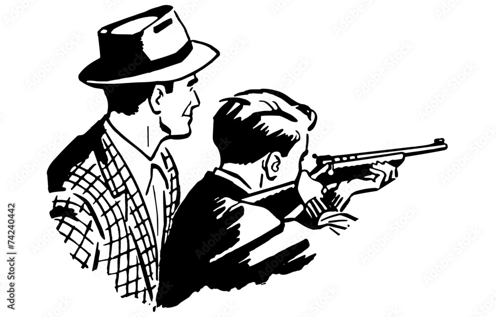 Father And Son Shooting