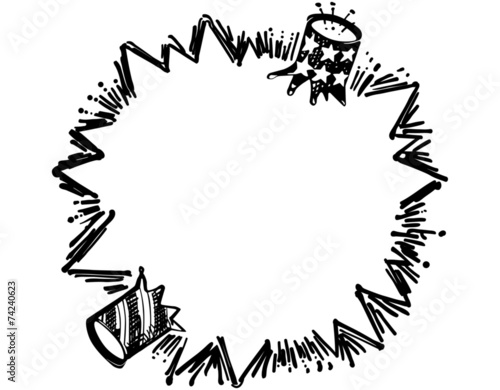 Exploding Firecracker Ad Frame